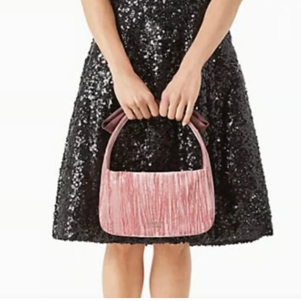 ✨NWT Kate Spade Crush Velvet Baguette - Pomegranate✨
